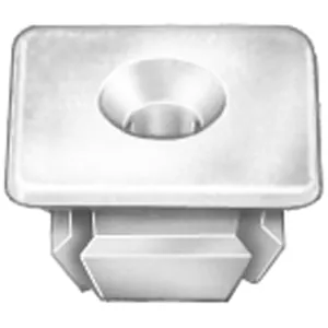 AUVECO NYLON GRILLE NUT #8 OR #10 SCREW SIZE 1/2 HEAD