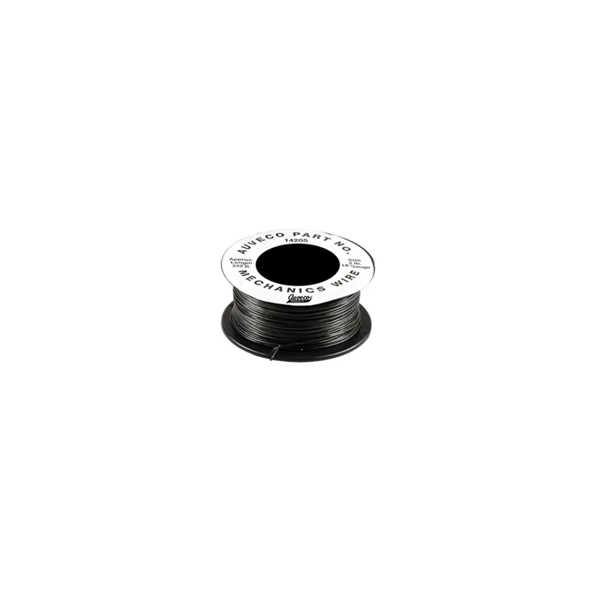 AUVECO 14208 Soft Annealed Mechanics Wire, 480 ft L, Black, Steel