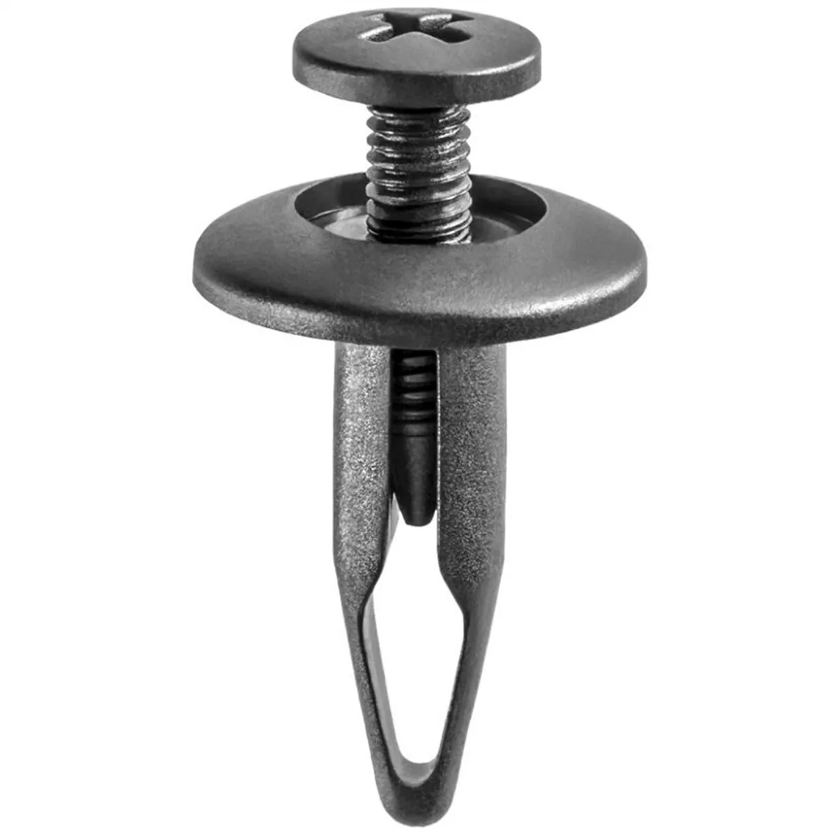 AUVECO 14753 Push-Type Screw-Type with Closed End Radiator Shroud and Trim Retainer, 11/16 in Dia Head
