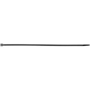 AUVECO 15147 Cable Tie, 11 in L x 3/16 in W, 50 lb Load, Nylon, Black
