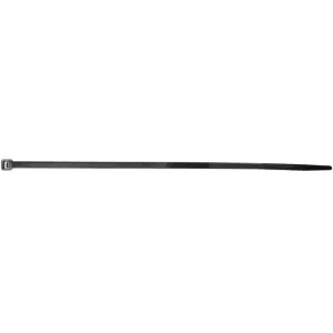 AUVECO 15148 Cable Tie, 14 in L x 5/16 in W, 120 lb Load, Nylon, Black