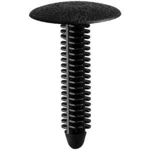 AUVECO 15479 Single Head Interior Trim Panel Retainer, 26 mm Dia Bottom Head, Nylon, Black