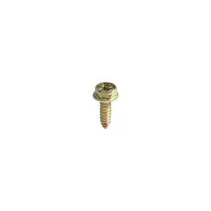 AUVECO 16960 Phillips Hex Washer Head A/AB Point License Plate Tapping Screw, M6 x 1.81 mm Screw x 20 mm L