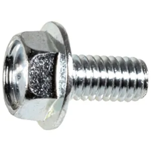 AUVECO HEX FLANGE LICENSE PLATE SCREW M6-1.0 X 12MM