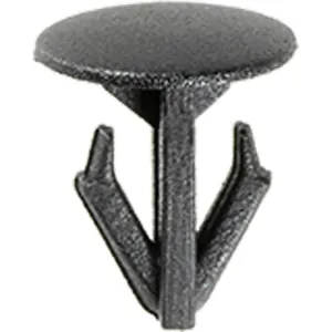 AUVECO 18114 Single Head Type 4 Hood Insulation Retaining Clip, 10 mm Dia Bottom Head, Nylon, Black