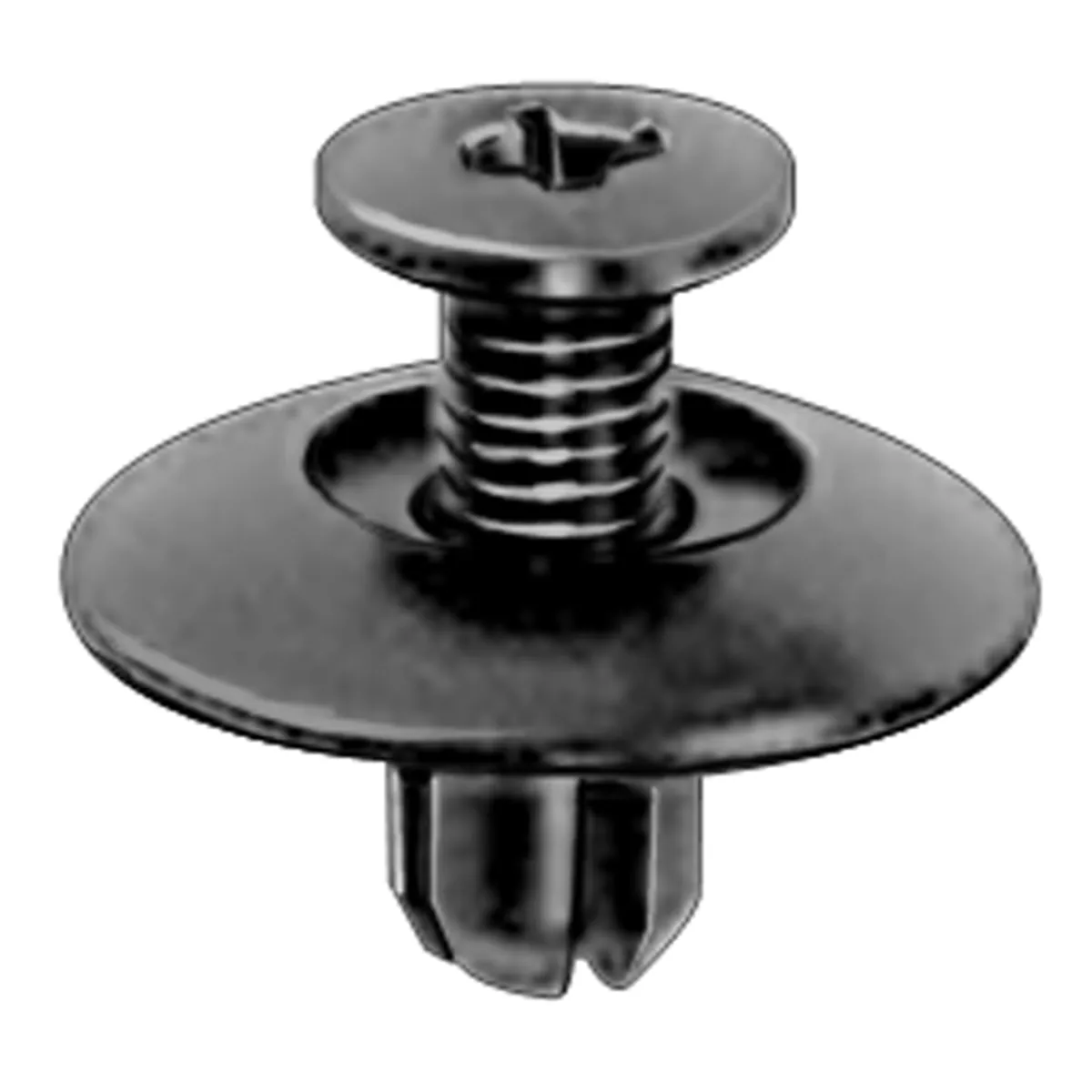 AUVECO TOYOTA PUSH-TYPE RETAINER 20MM HD DIA 9MM ST LGTH
