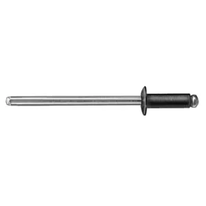 AUVECO GM SPECIALTY RIVET 1/8 DIA 3/16-1/4 GRIP BLK ALUM.