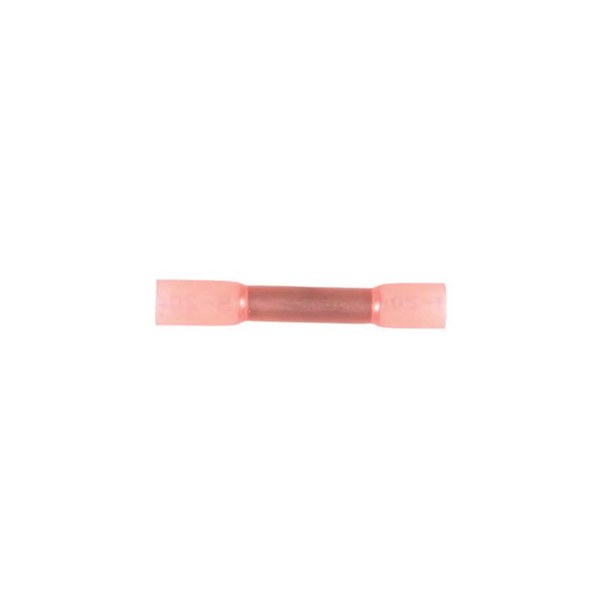 AUVECO 19258 Krimp and Seal Insulation Butt Connector, Polyolefin, Red