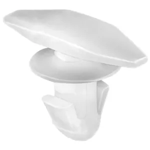 AUVECO 19368 Double Head Type 3 Weatherstrip Retainer, (5 x 15 mm Dia Bottom) Head, Nylon, Natural