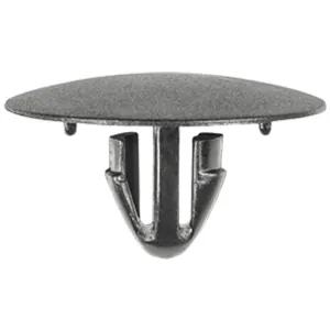 AUVECO 19729 Single Head Type 4 Hood Insulation Retainer, 25 mm Dia Bottom Head, Nylon, Black
