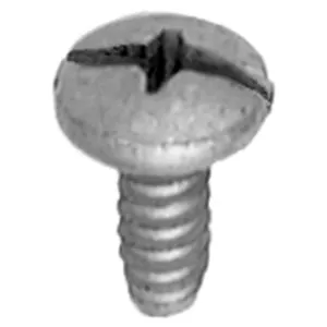 AUVECO 19777 Duo-Drive Truss Head License Plate Screw, M6.3 x 1.81 mm Screw x 16 mm L, Dacromet 320