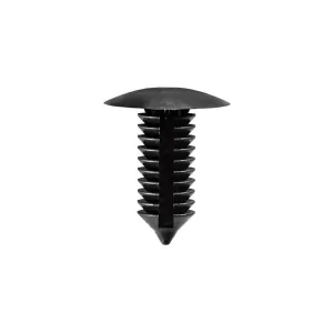 AUVECO 19837 Single Head Type 1 Trim Panel Retainer, 3/4 in Dia Bottom Head, Nylon, Black