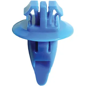 AUVECO 20390 Fender Molding Clip, 17 mm Dia Head x 17 mm L Stem, Nylon, Blue