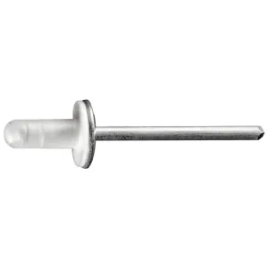 AUVECO 20626 Specialty Rivet, 3/16 in Dia x 1/8 to 5/16 in Grip Range, Aluminum Rivet/Steel Mandrel