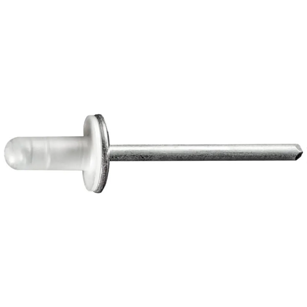 AUVECO 20626 Specialty Rivet, 3/16 in Dia x 1/8 to 5/16 in Grip Range, Aluminum Rivet/Steel Mandrel