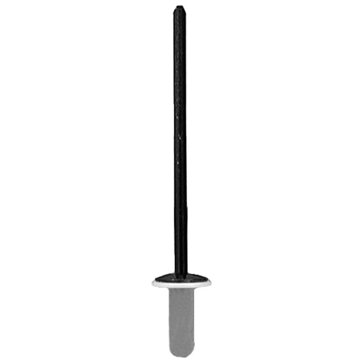 AUVECO 20627 Specialty Rivet, 1/8 in Dia x 3/64 to 3/16 in Grip Range, Aluminum Rivet/Steel Mandrel, Black