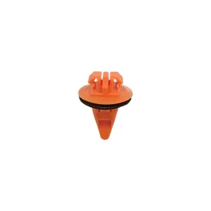 AUVECO 20688 Wheel Flare Molding Clip, 17 mm Dia Head x 17 mm L Stem, Nylon, Orange