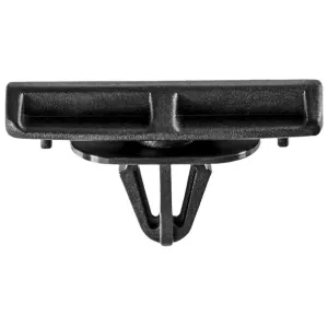 AUVECO 20700 Ground Effect Molding Clip, (1/2 x 1-1/2 in) Head x 1/2 in L Stem, Nylon, Black