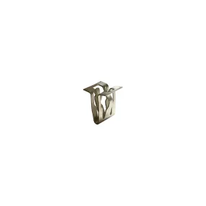 AUVECO 20883 Bezel and Scuff Plate Molding Fastener, 15/32 in W x 11/16 in H, Metal, Zinc