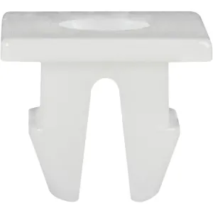 AUVECO 20895 Front Bumper Nut, M5.5 mm Screw x (14 x 16 mm) Head x 10 mm L Stem, Nylon, Natural