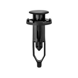 AUVECO 20931 Push-Type with Closed End Bumper Cover and Grille Retainer, 18 mm Dia Head, Nylon, Black