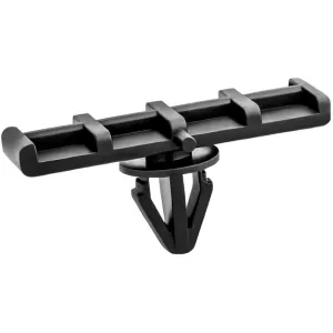 AUVECO 20965 Rocker Panel Ground Effect Molding Clip, (16 x 50 mm) Head, Nylon, Black