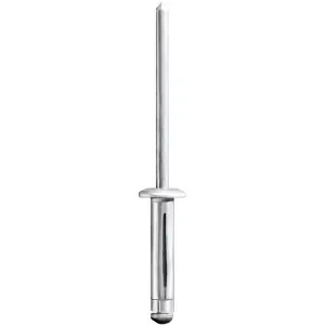 AUVECO 20971 Split-Type Specialty Rivet, 5/32 in Dia x 3/64 to 9/32 in Grip Range, Aluminum Rivet/Mandrel