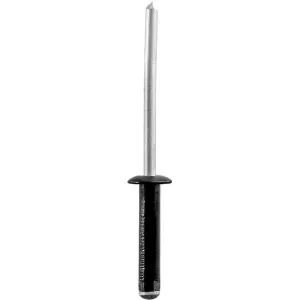 AUVECO 21113 Specialty Rivet, 5/32 in Dia x 3/64 to 9/32 in Grip Range, Aluminum Rivet/Mandrel, Black