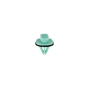AUVECO 21158 Fender Molding Clip, (7.5 x 11 mm Top x 15 x 15 mm Bottom) Head, Nylon, Green