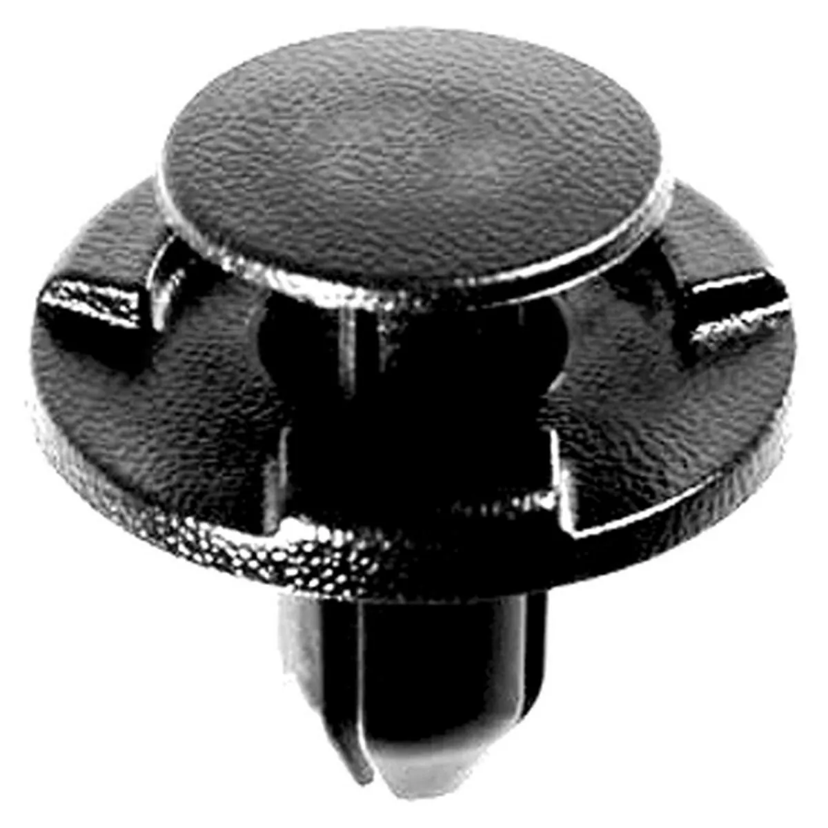 AUVECO 21192 Push-Type with Drive Pin Cowl/Bumper and Fender Liner Retainer, 20 mm Dia Head, Nylon, Black