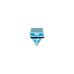 AUVECO 21321 Molding Clip, (16 x 18 mm Top x 18 x 20 mm Bottom) Head, Nylon, Blue