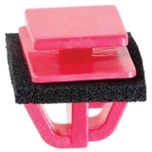 AUVECO 21484 Wheel Flare and Body Side Molding Clip, (11 x 13 mm Top x 12 x 20 mm Bottom) Head, Nylon, Red