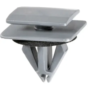 AUVECO 21522 Fender and Rocker Molding Clip, (14 x 18 mm Top x 18 x 21 mm Bottom) Head, Nylon, Gray