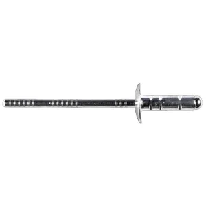 AUVECO 22088 Specialty Rivet, 5/32 in Dia x 9/64 to 3/8 in Grip Range, Aluminum Rivet/Steel Mandrel