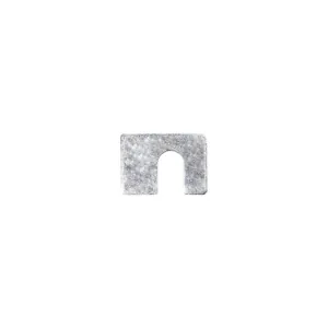 AUVECO 2453 Shim, 1/8 in THK x 1/2 in Slot x 1-3/4 x 1-1/4 in, Zinc