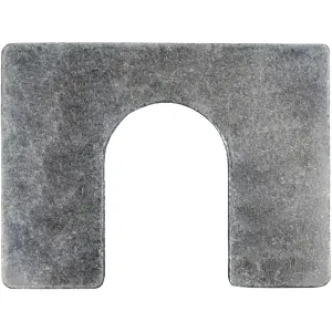 AUVECO SHIM 2 X 1-1/2 X 1/8 W/ 3/4 SLOT ZINC