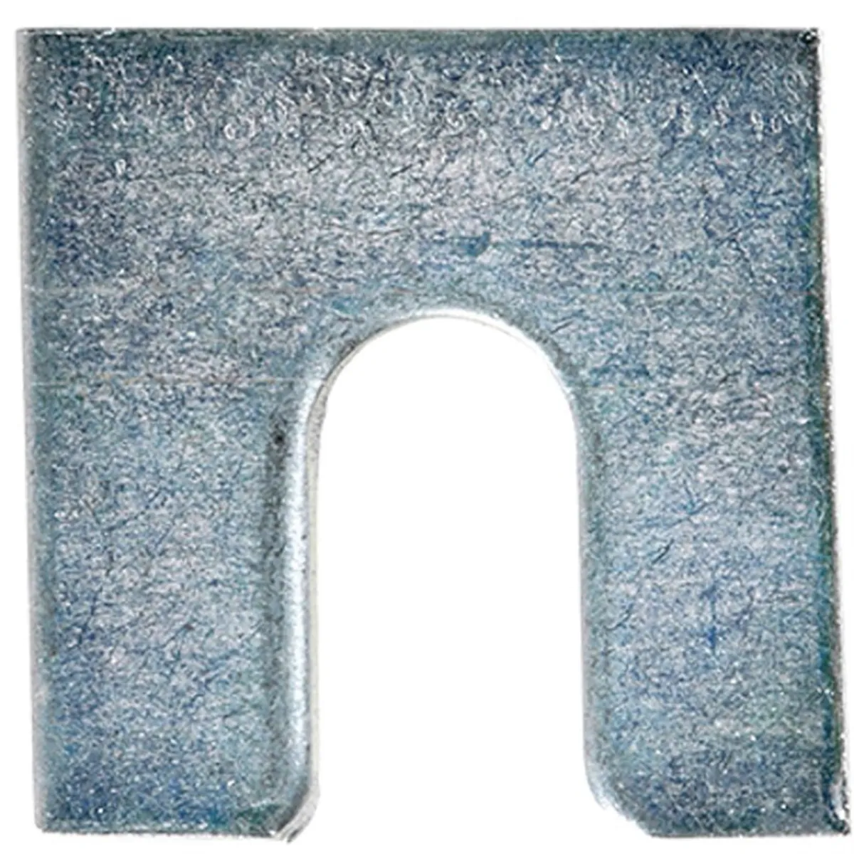 AUVECO 3155 Shim, 1/16 in THK x 3/8 in Slot x 1-1/4 x 1-1/8 in, Zinc