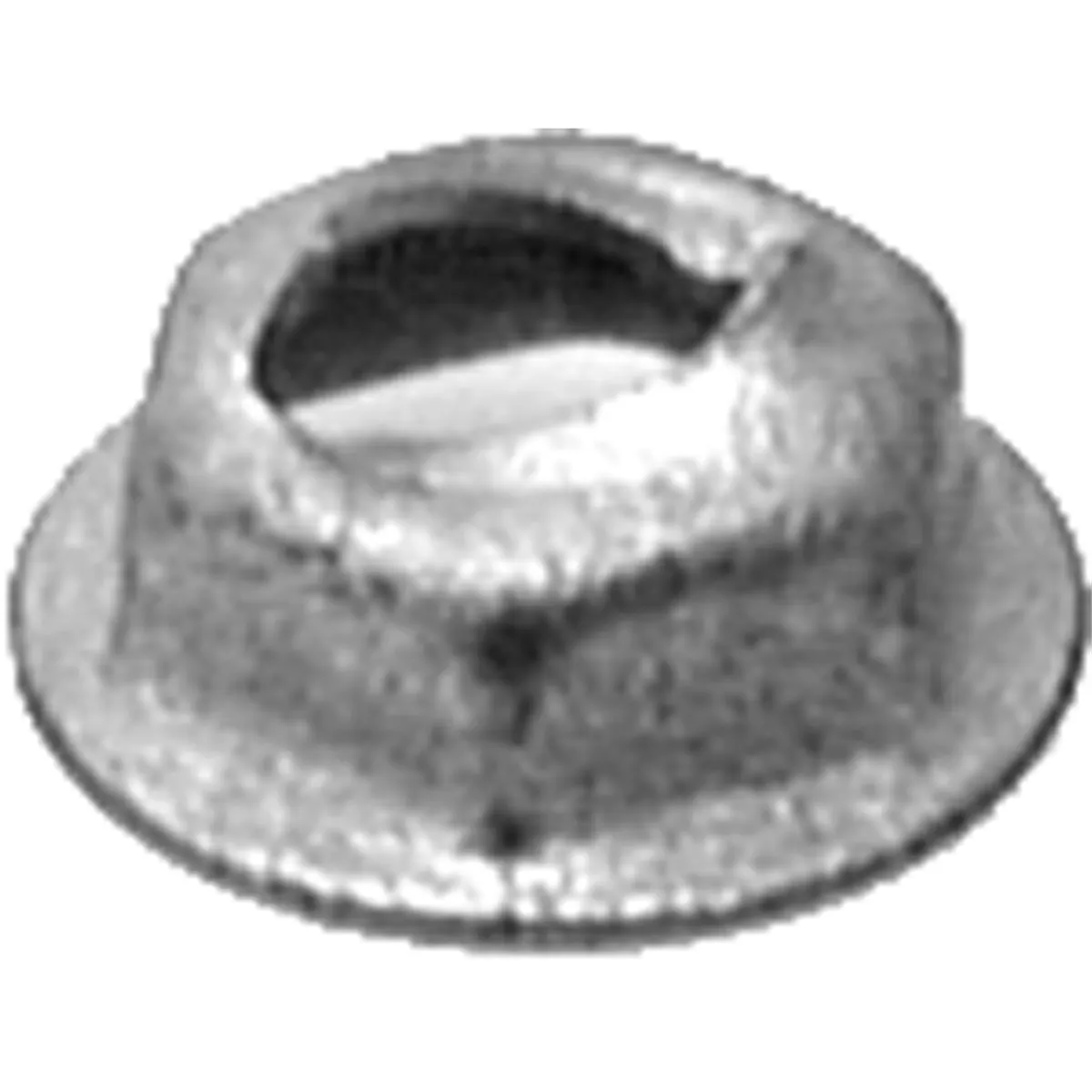 AUVECO THREAD CUTTING NUT 3/16 STUD SIZE 1/2 WSHR DIA