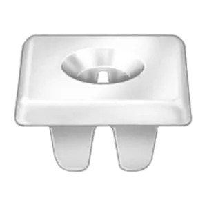 AUVECO GM LICENSE PLATE NYLON NUT, 1/4-20 SCREW SIZE