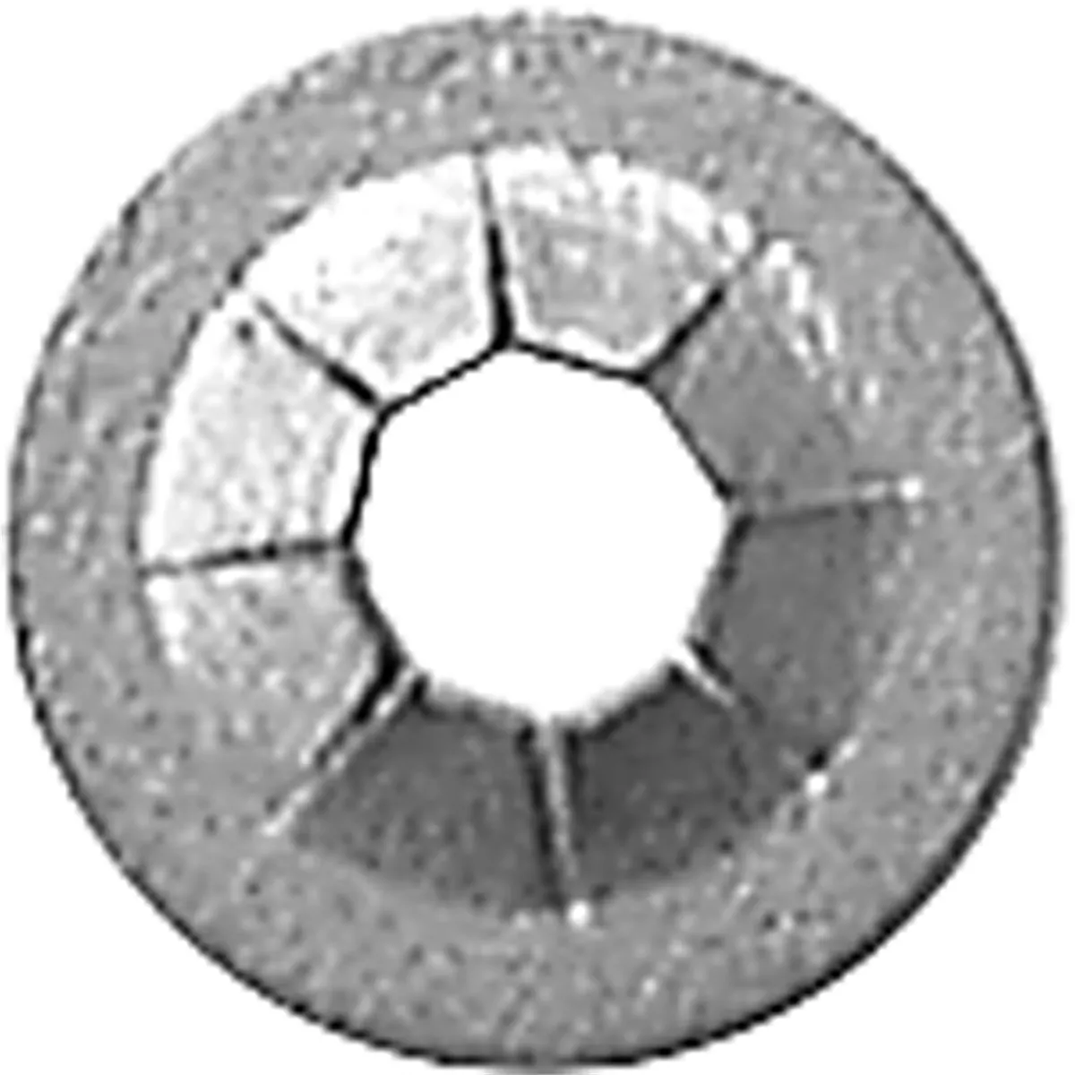 AUVECO PUSH-ON RETAINER FOR 1/8 STUD 3/8 OD