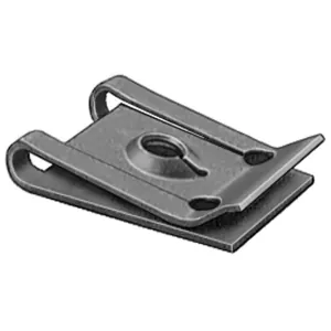 AUVECO 9880 Spring-Type U-Nut, #8 Screw, Phosphate