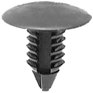 AUVECO AP10831 Single Head Type 1 Fender and Bumper Shield Retainer, 11/16 in Dia Bottom Head, Nylon, Black