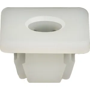 AUVECO AP11719 Square Head License Plate Nut, 1/4 in Screw x 0.415 in W x 0.37 in OAL, Nylon