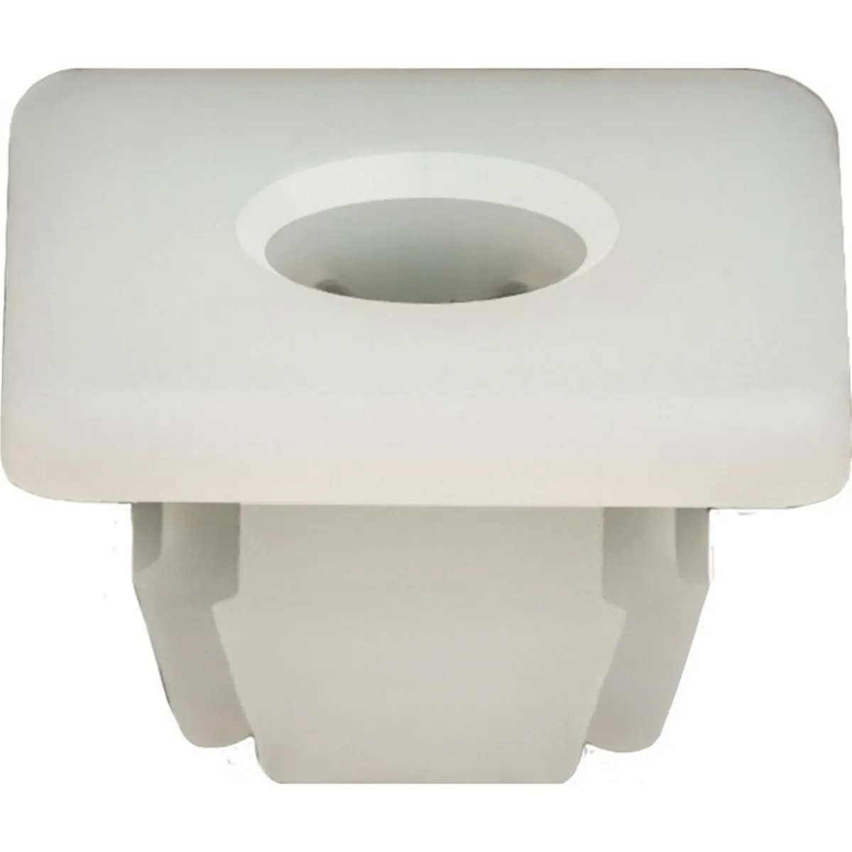 AUVECO AP11719 Square Head License Plate Nut, 1/4 in Screw x 0.415 in W x 0.37 in OAL, Nylon