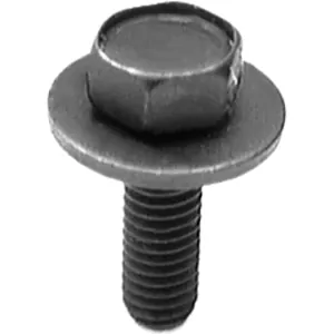 AUVECO AP12067 Hex Head Sems Body Bolt, M6 - 1 Screw x 20 mm L x 10 mm Across Flats, Phosphate