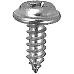 AUVECO PAK FLAT TOP WSHR HD T.S., #8 X 1/2, ZINC
