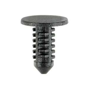 AUVECO AP14021 Single Head Type 1 Fascia Retainer, 7/16 in Dia Bottom Head x 7/32 in Dia Stem, Nylon, Black