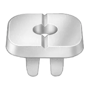 AUVECO PAK NYLON NUTS, #10 SCREW SIZE