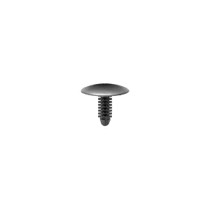 AUVECO AP15481 Single Head Type 1 Fascia Retainer, 25 mm Dia Bottom Head, Nylon, Black