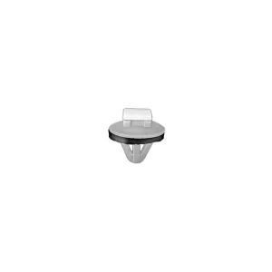 AUVECO AP15695 Molding Clip, 15 mm Dia Head x 8 mm L Stem x 8 mm Hole, Nylon, White